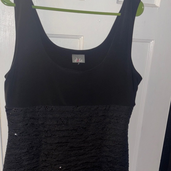 Dots Black Sleeveless Blouse - Picture 1 of 5